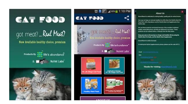 cat food app what is in cat food 