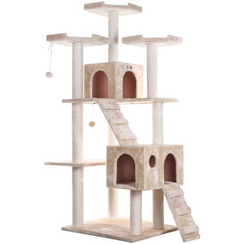 Armarkat Classic Cat Tree Model A7401 74in Beige