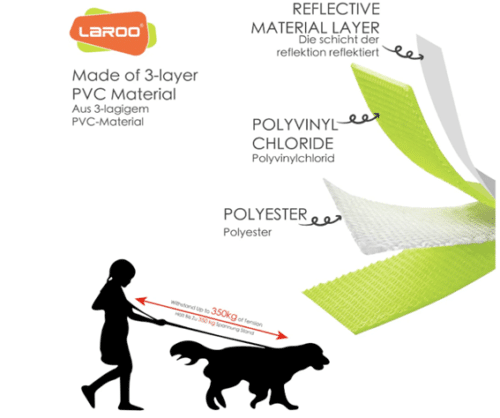 Reflective Dog training leash made to last 