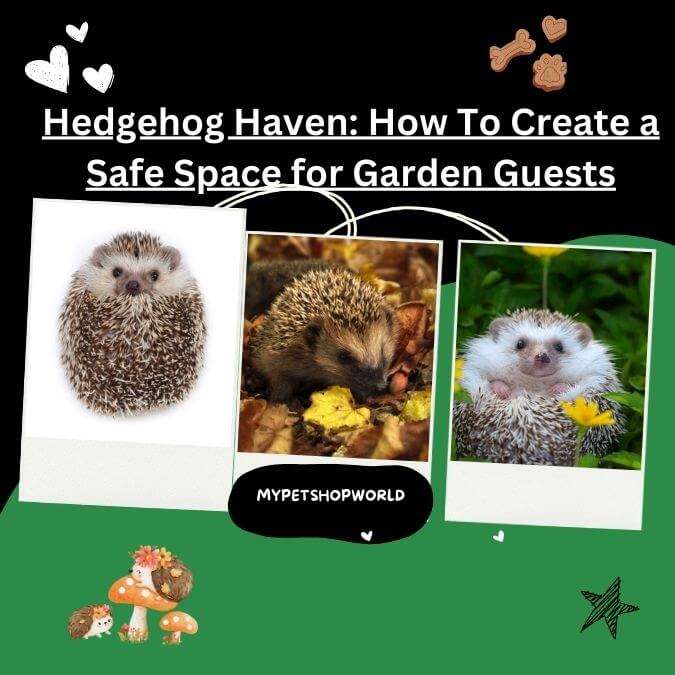 How To Create a Safe Space for the Hedgehog in your garden