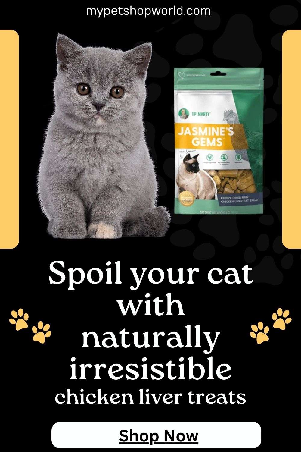 spoil your cat with naturally irresistible Liver treats.