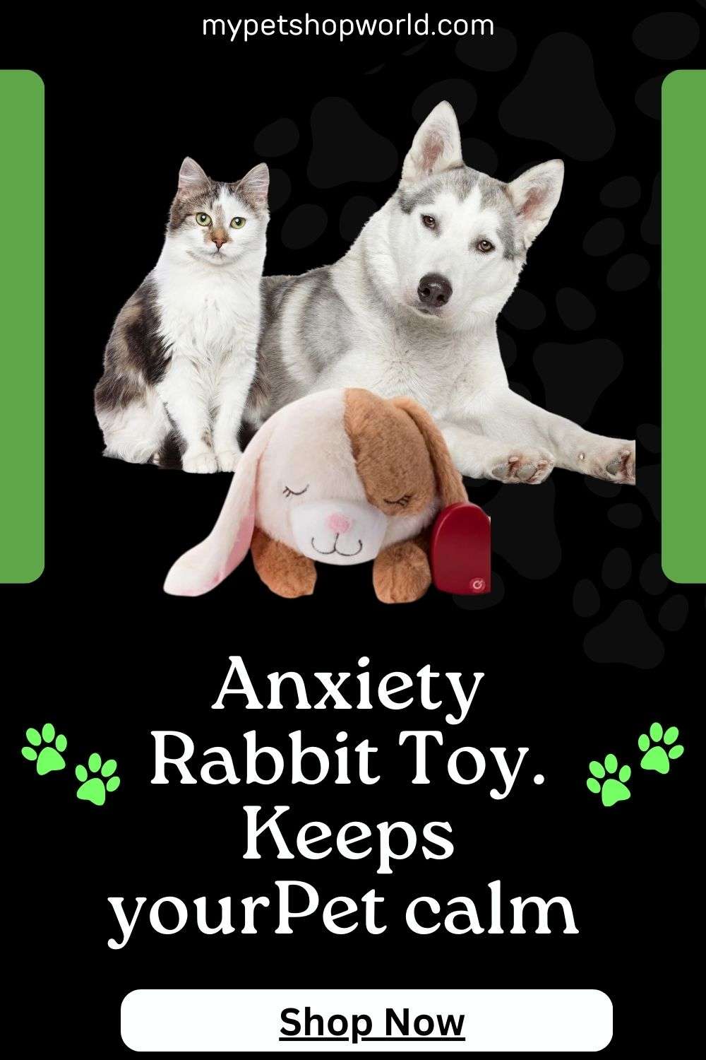 Anxiety Rabbit for dogs and cats with anxiety problems